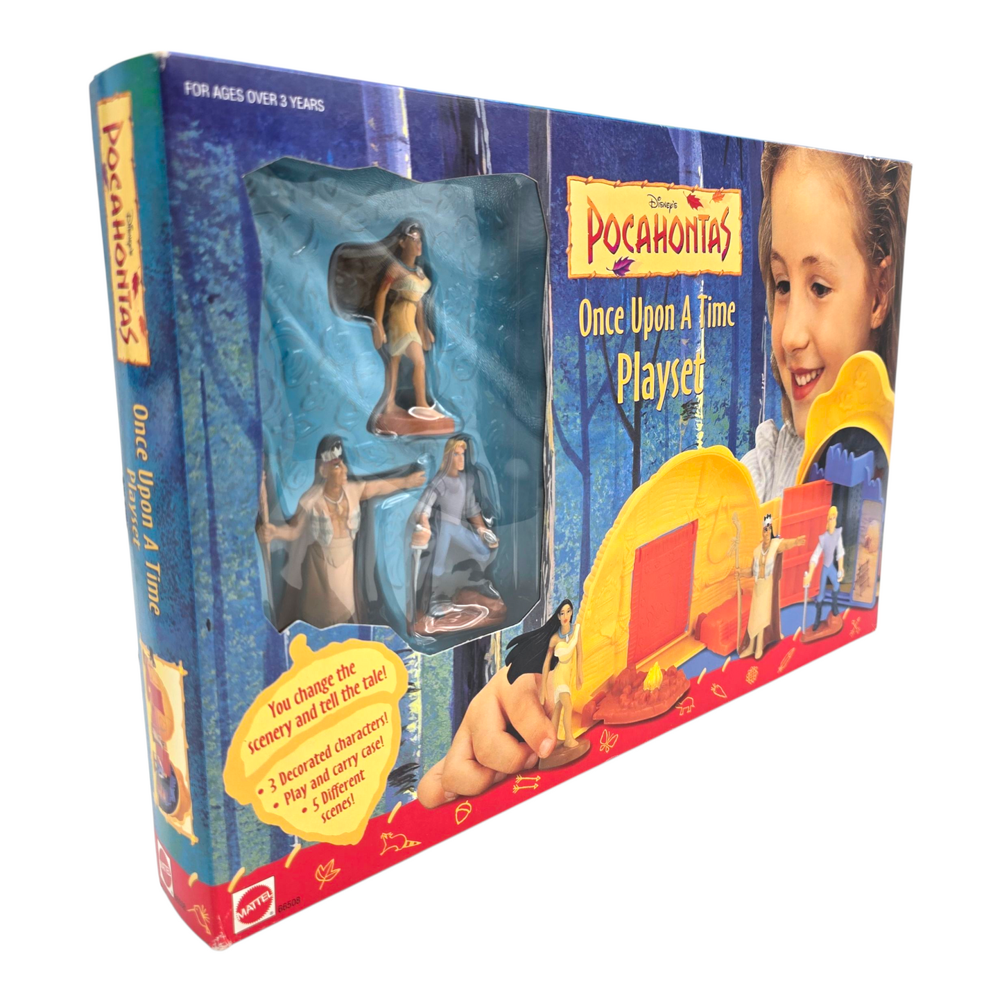 Pocahontas Vintage Once upon a time playset