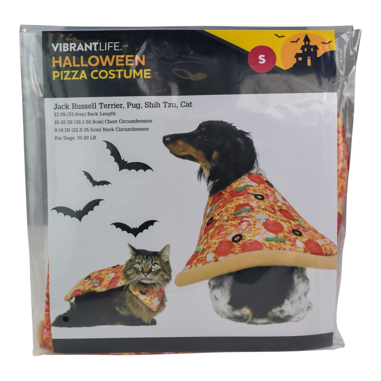 Disfraz para Mascota Gato/Perro 🐕🐩🐈🐈⬛ Pizza