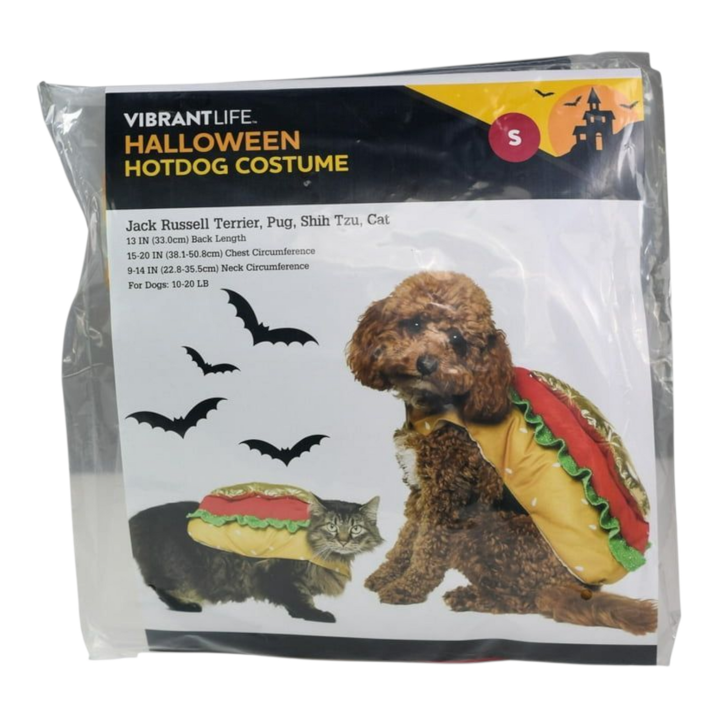 Disfraz para Mascota Gato/Perro 🐕🐩🐈🐈⬛ Hot Dog