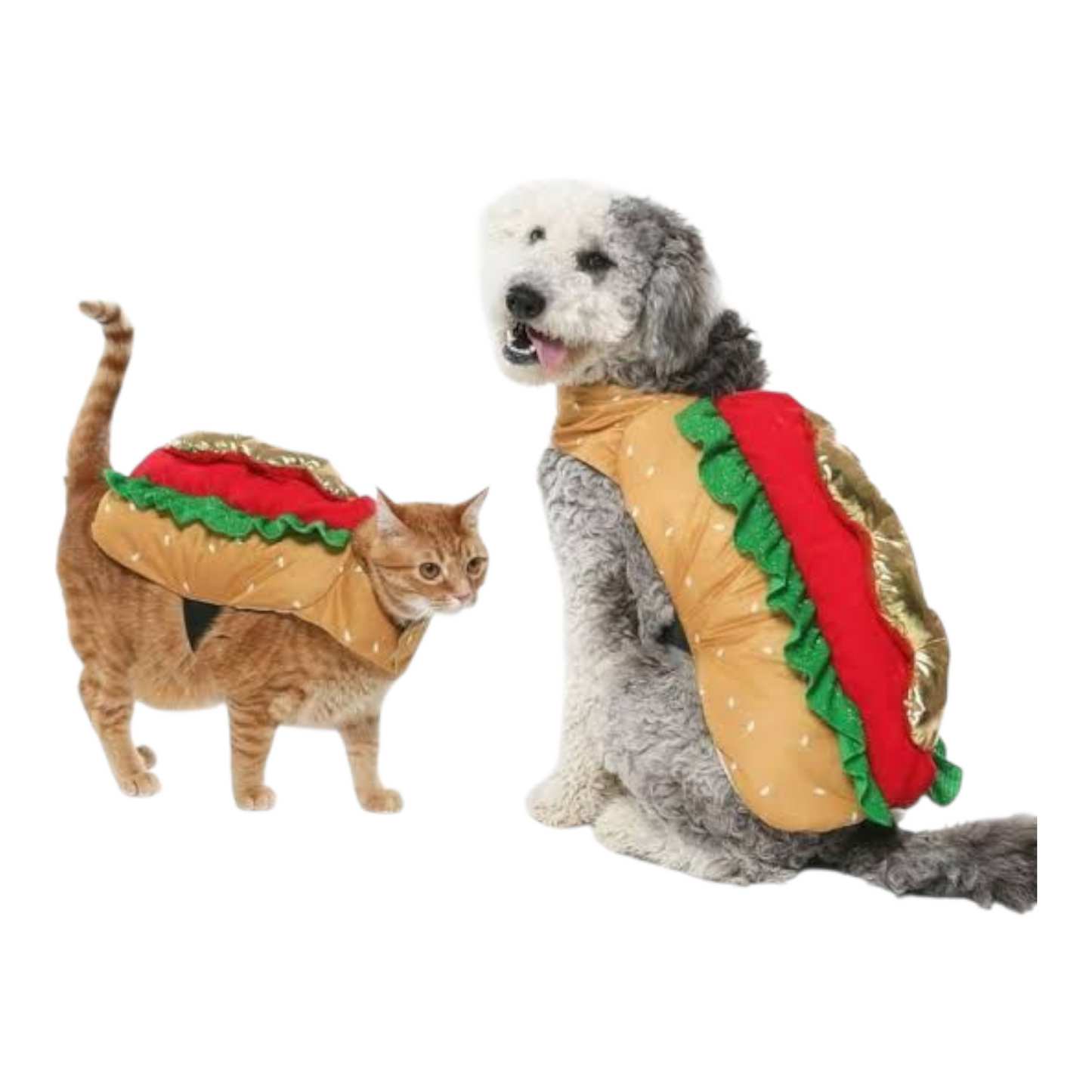 Disfraz para Mascota Gato/Perro 🐕🐩🐈🐈⬛ Hot Dog