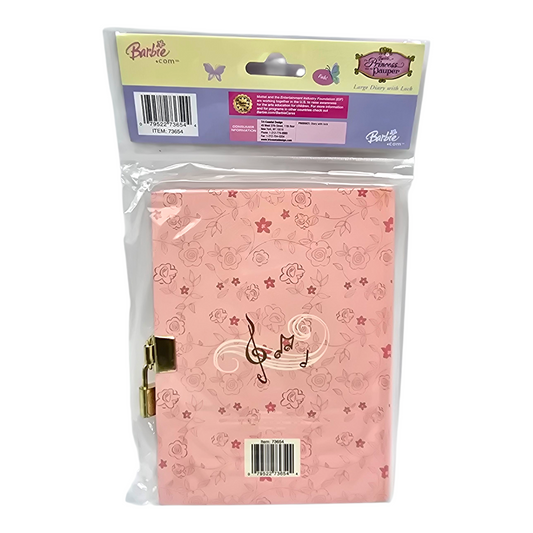 Diario de Bolsillo vintage Barbie La Princesa y la Plebeya (pequeño con candado)