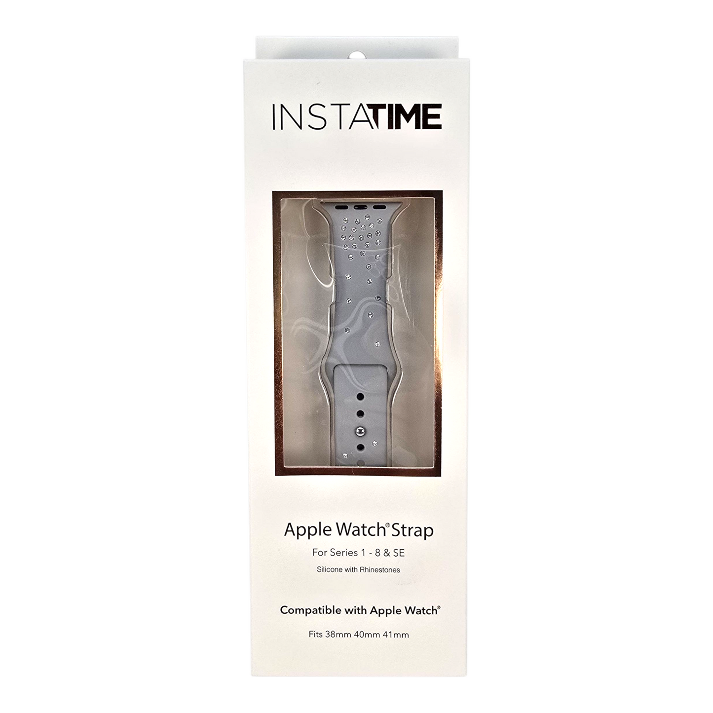Extensible Strap para Apple Watch con cristales 38-41 mm gris