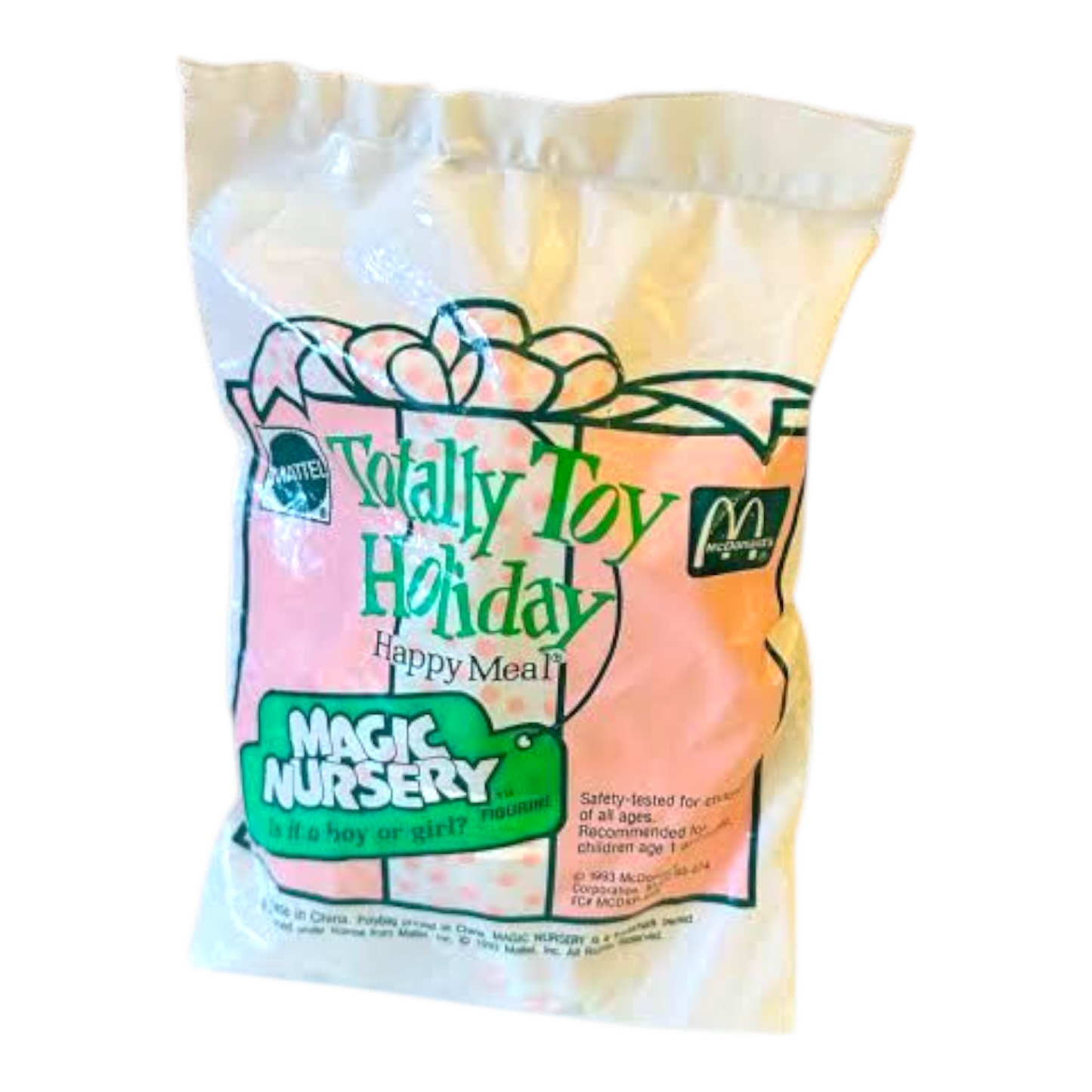 Magic Nursery McDonald's happy meal años 90s bolsa sorpresa. Será niña o niño?!? 💙💖 NUEVAS
