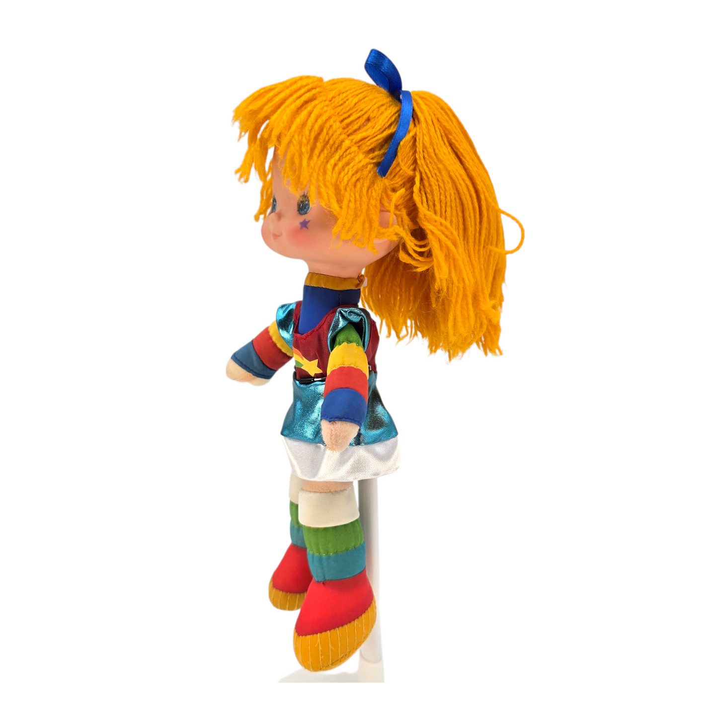 🌈✨Pre-loved Rainbow Brite años 80s 25 cms (segunda mano) Vestido recreado réplica 1