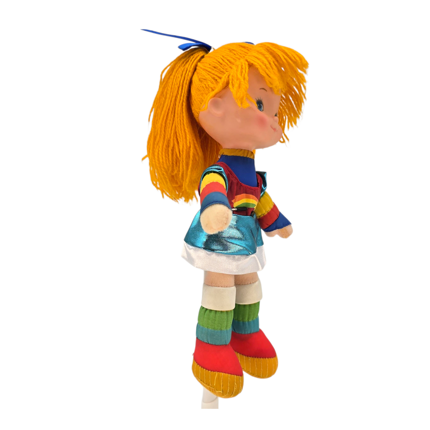 🌈✨Pre-loved Rainbow Brite años 80s 25 cms (segunda mano) Vestido recreado réplica 1