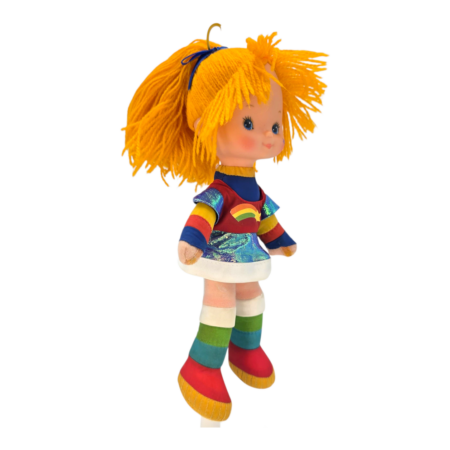 🌈✨Pre-loved Rainbow Brite años 80s 25 cms (segunda mano) Vestido recreado réplica 3
