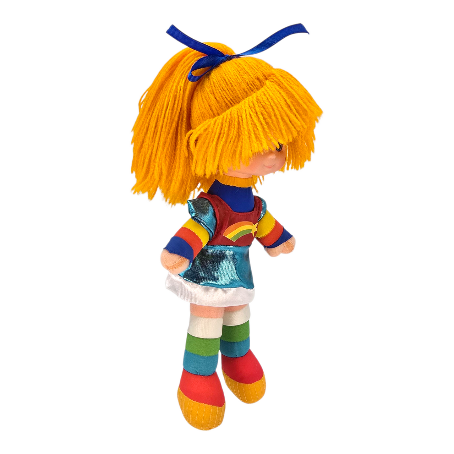 🌈✨Pre-loved Rainbow Brite años 80s 25 cms (segunda mano) Vestido recreado réplica 5