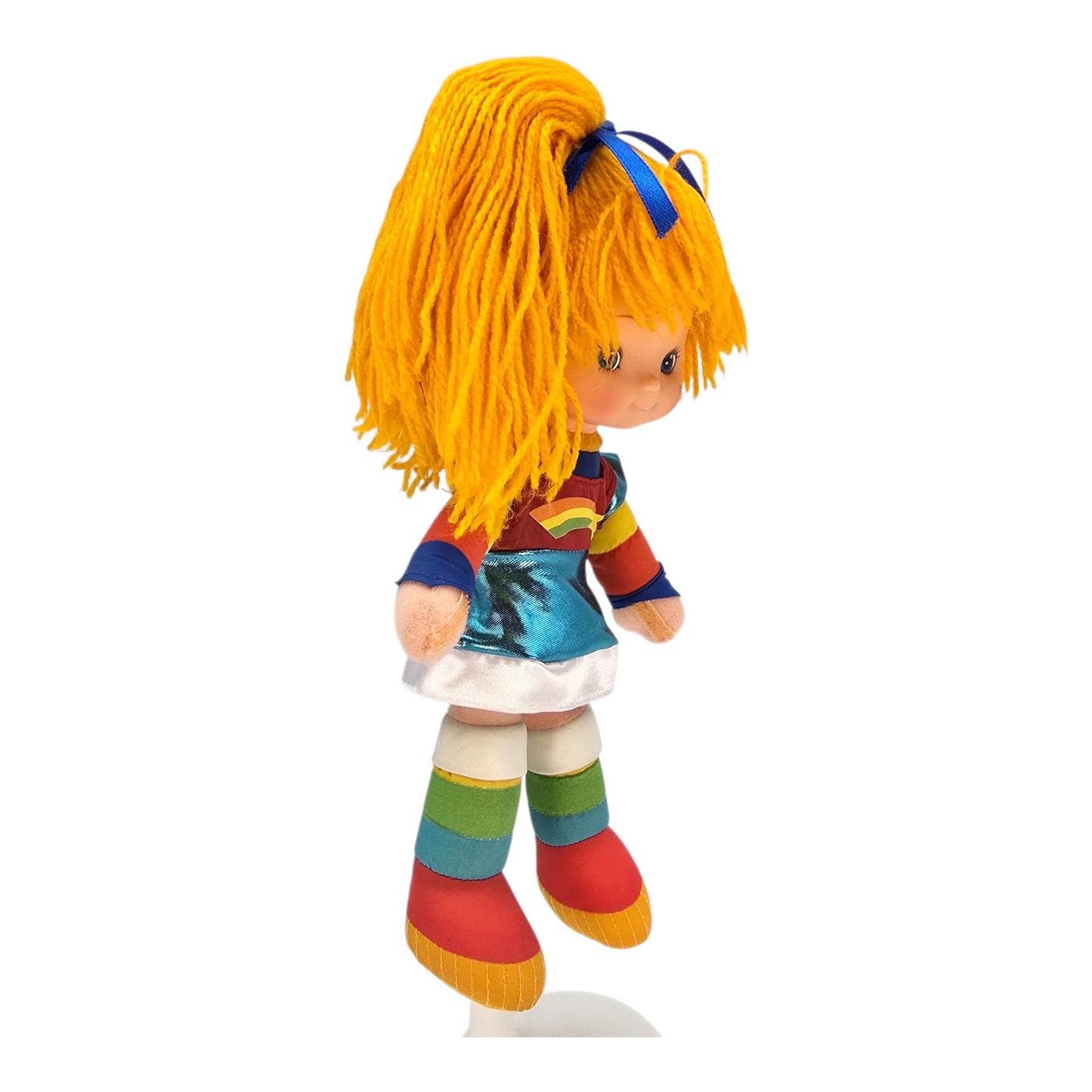 🌈✨Pre-loved Rainbow Brite años 80s 25 cms (segunda mano) Vestido recreado réplica 7