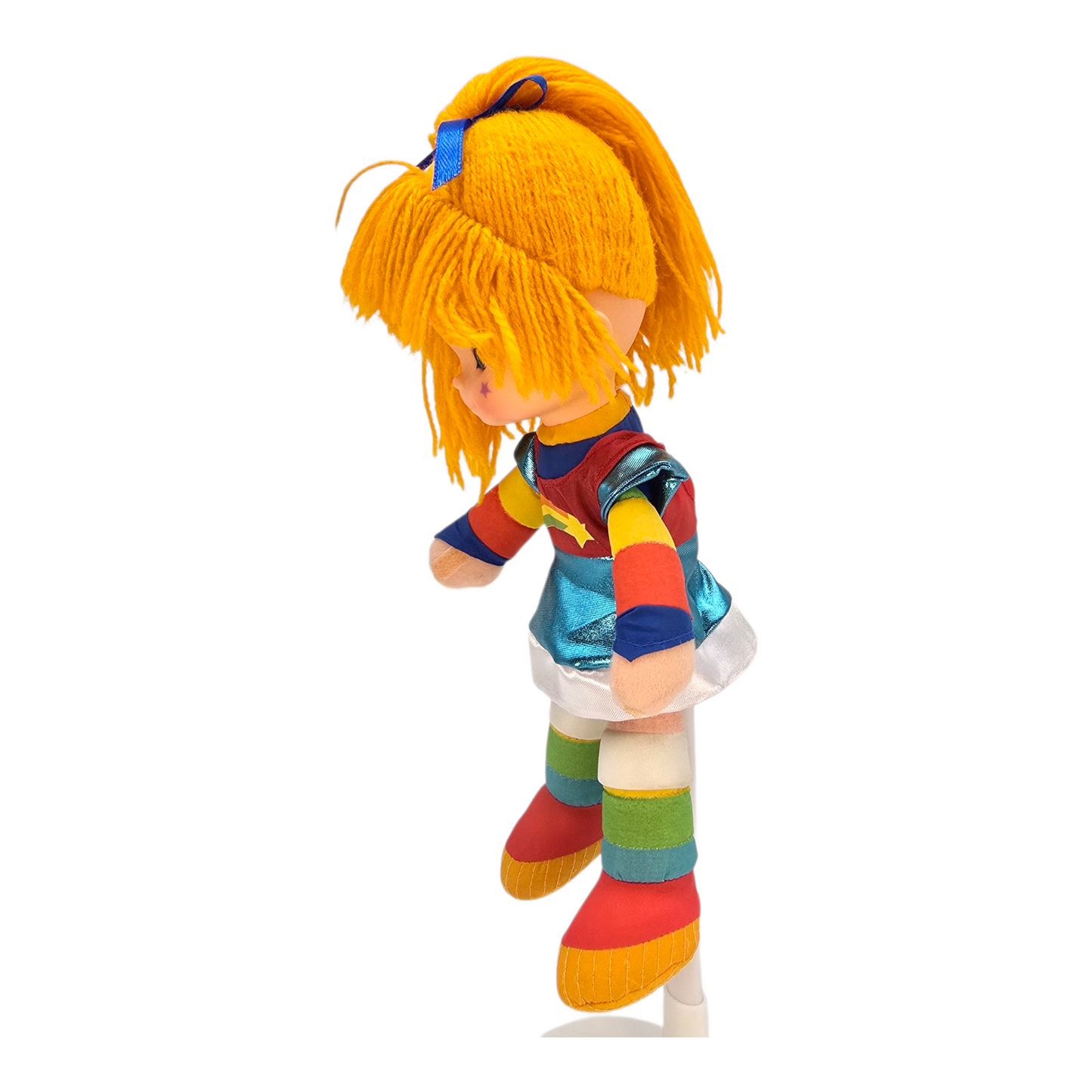 🌈✨Pre-loved Rainbow Brite años 80s 25 cms (segunda mano) Vestido recreado réplica 7