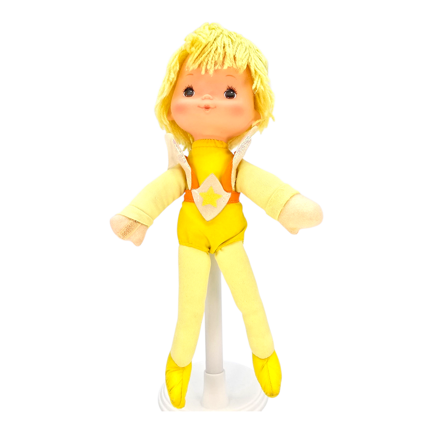 🌈✨Pre-loved Rainbow Brite Yellow Canary años 80s 25 cms (segunda mano) 8