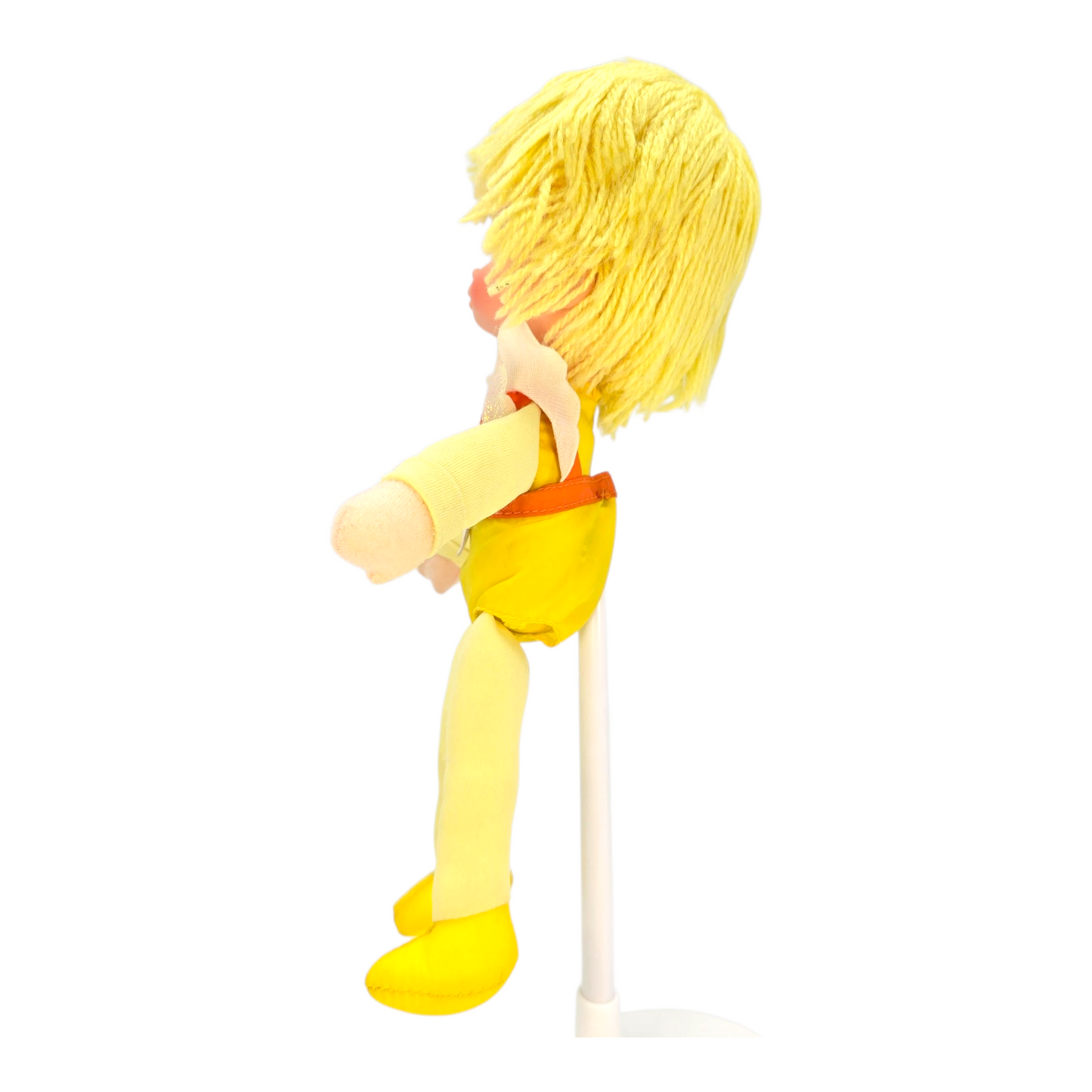 🌈✨Pre-loved Rainbow Brite Yellow Canary años 80s 25 cms (segunda mano) 8