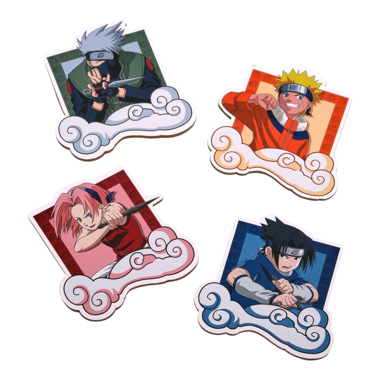 Set 4 Posa vasos Naruto BoxLunch
