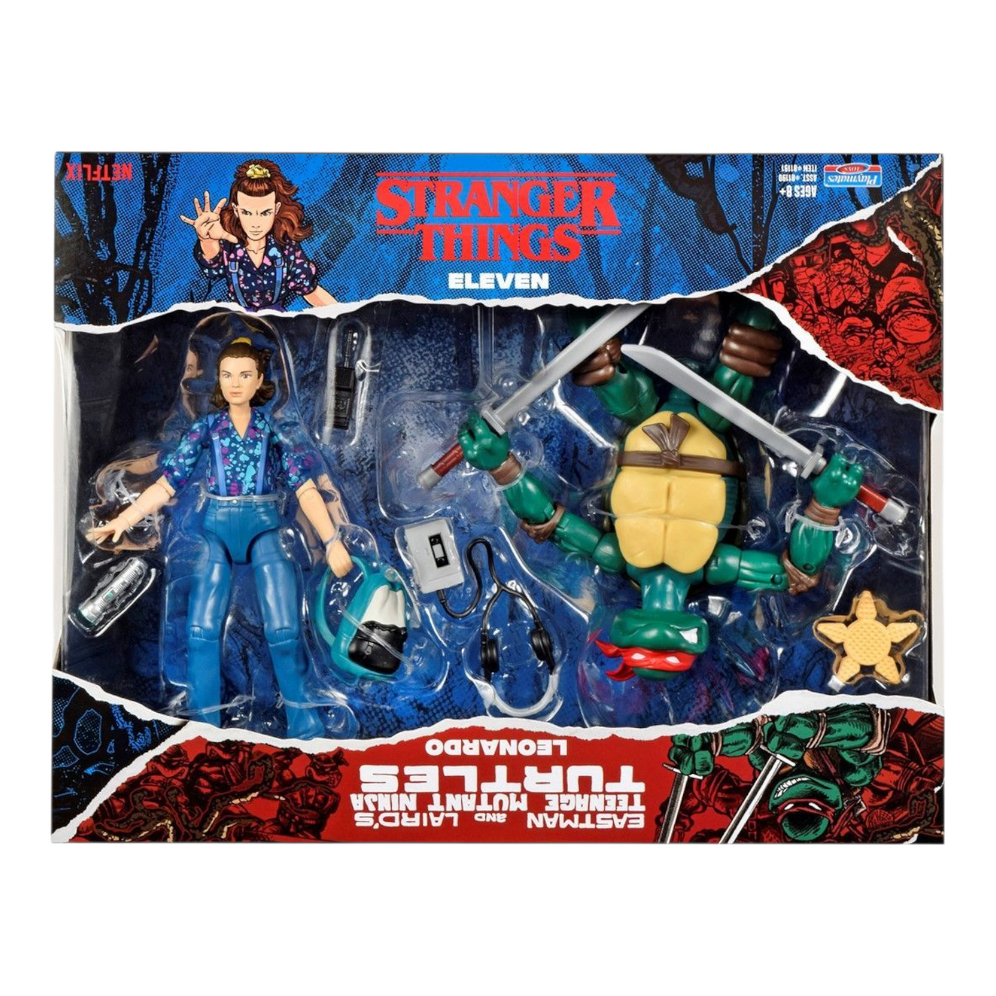 Set Stranger Things Eleven x TMNT Bandai