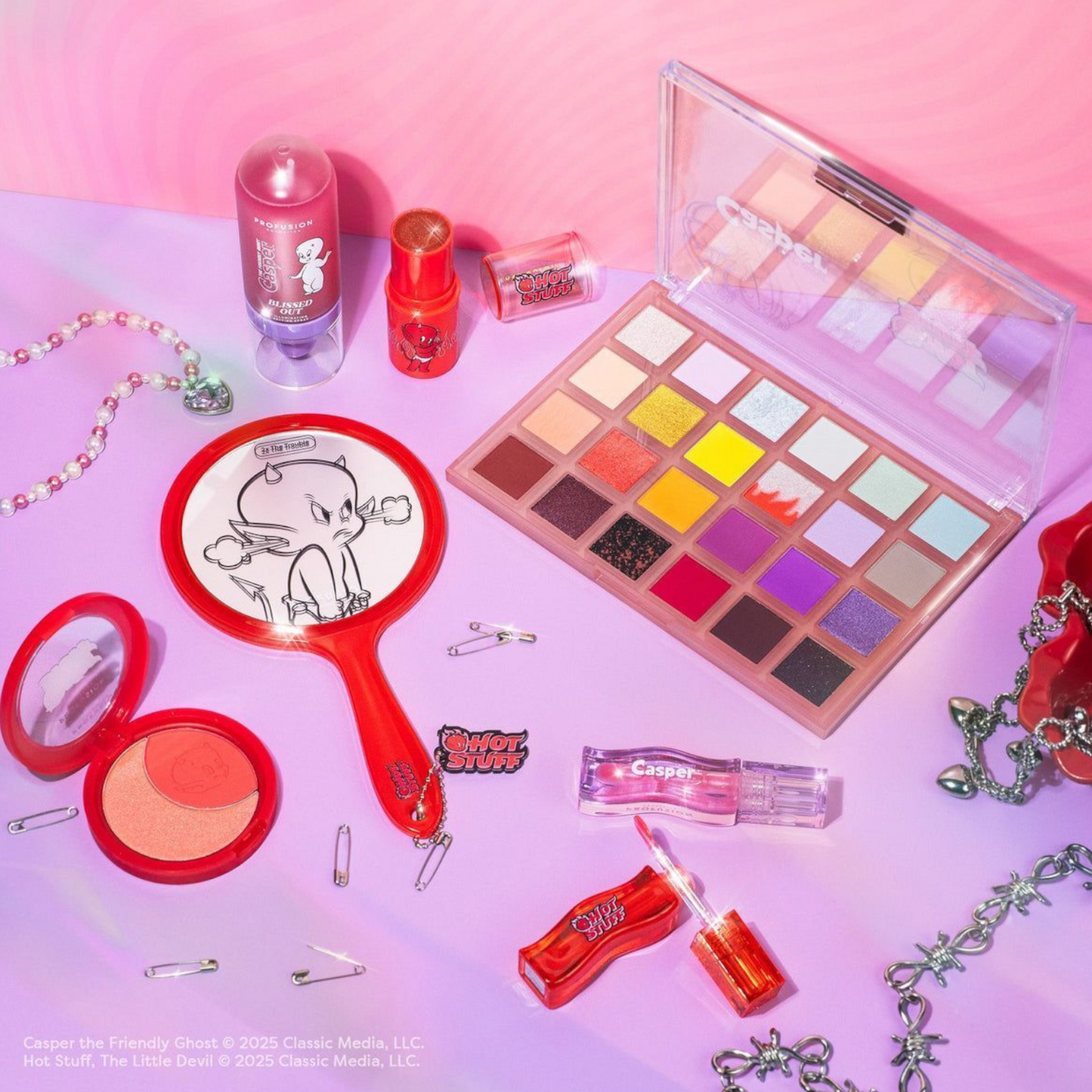 Hot Stuff + Casper Make up maquillaje Profusion Paleta de sombras