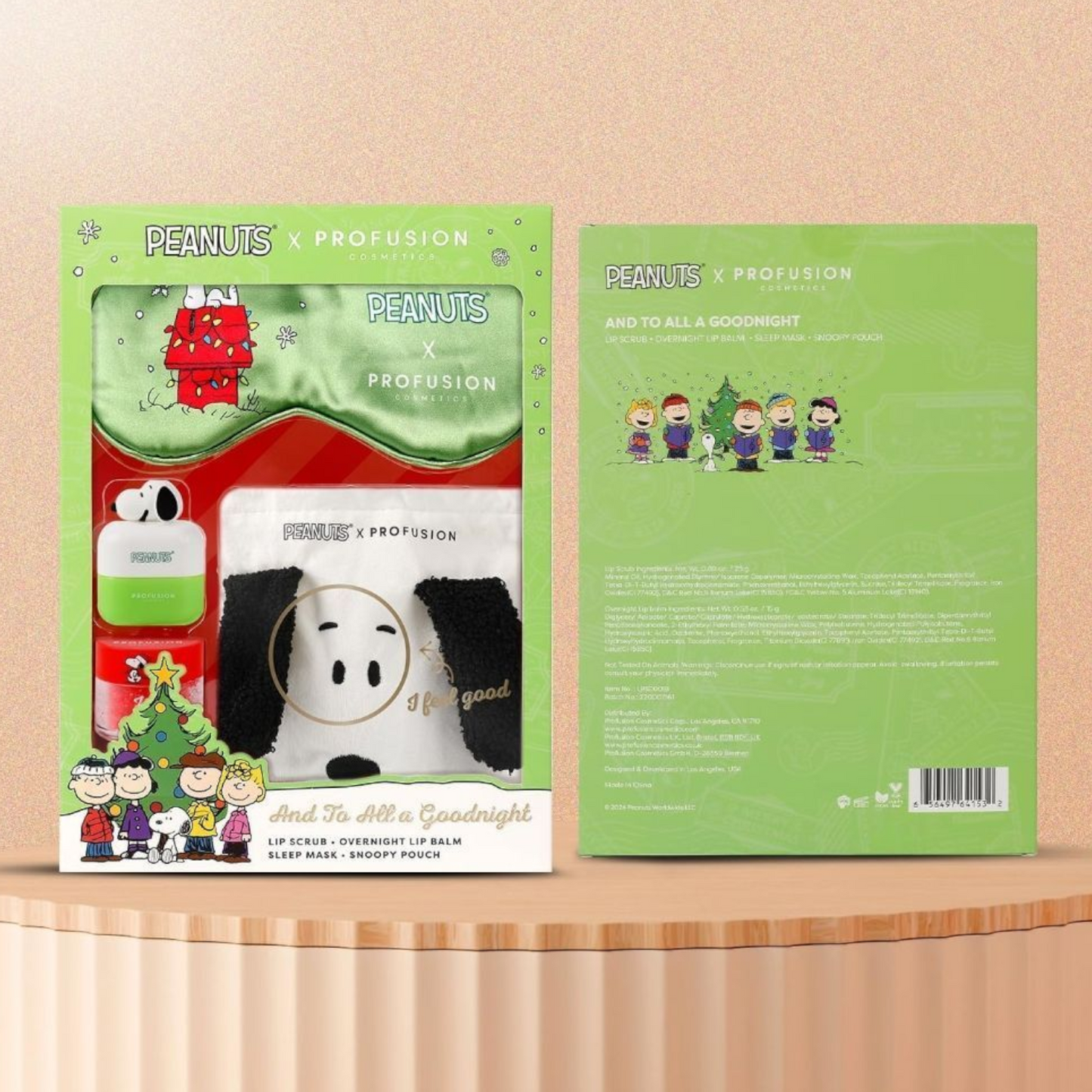 Snoopy Peanuts Make up maquillaje x Profusion Giftset