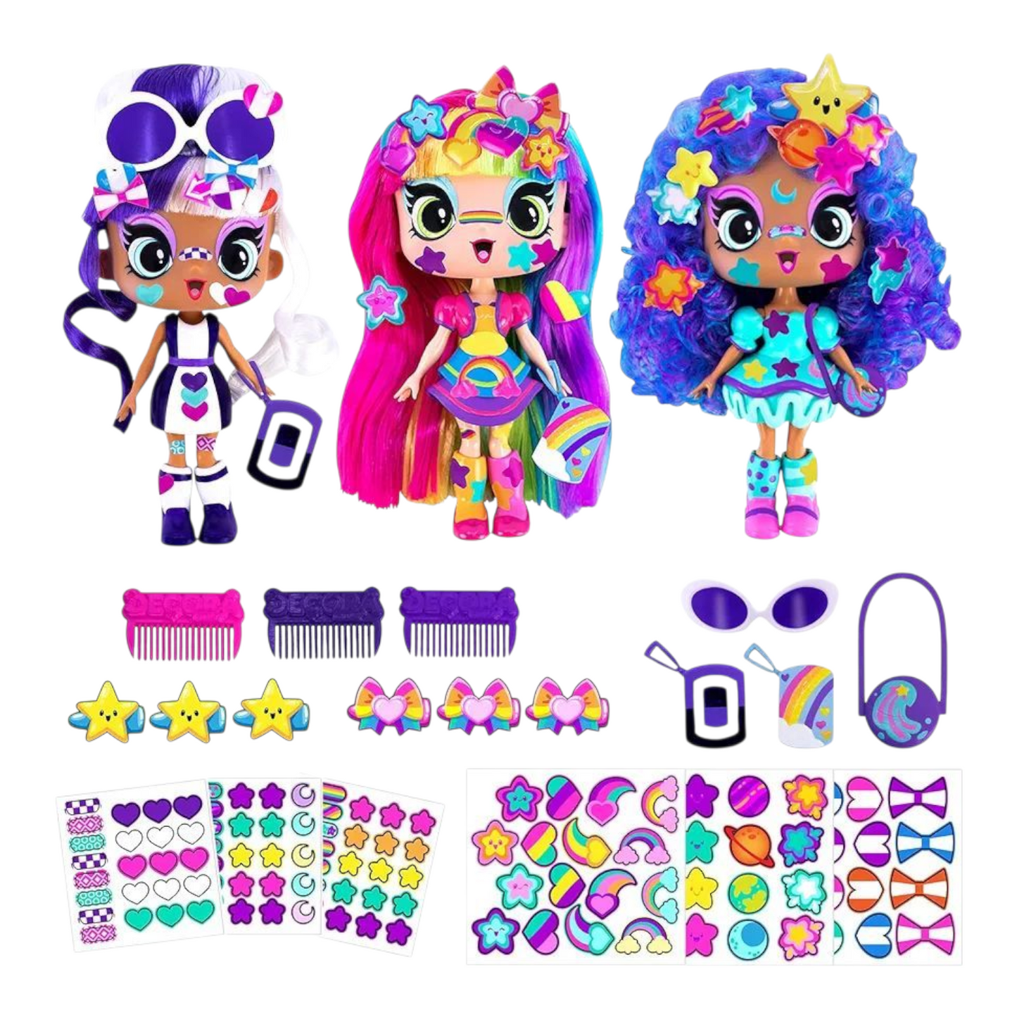Decora Girlz Muñeca sorpresa Blind box (son 9 diferentes) caja misteriosa al azar