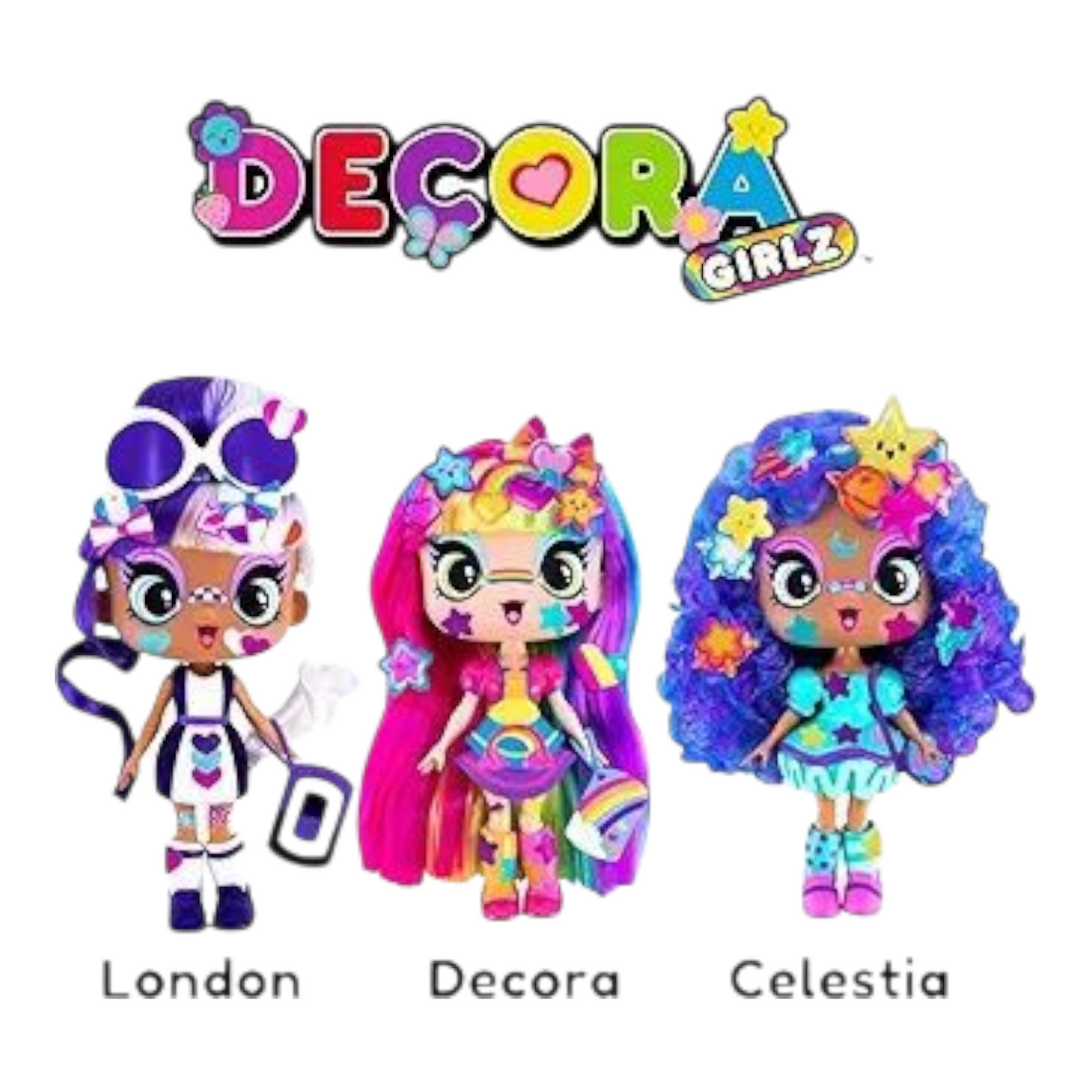 Decora Girlz Muñeca sorpresa Blind box (son 9 diferentes) caja misteriosa al azar