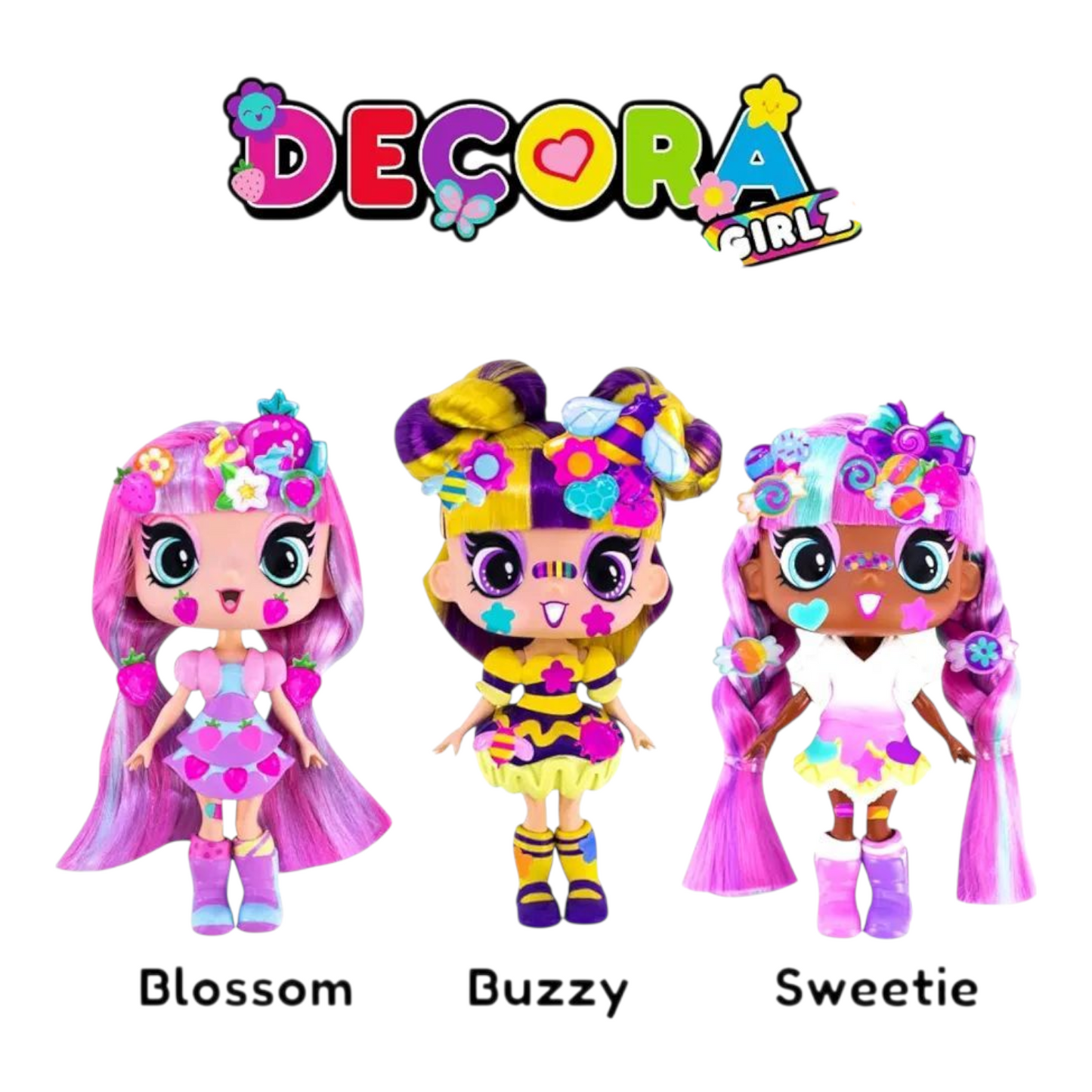 Decora Girlz Muñeca sorpresa Blind box (son 9 diferentes) caja misteriosa al azar