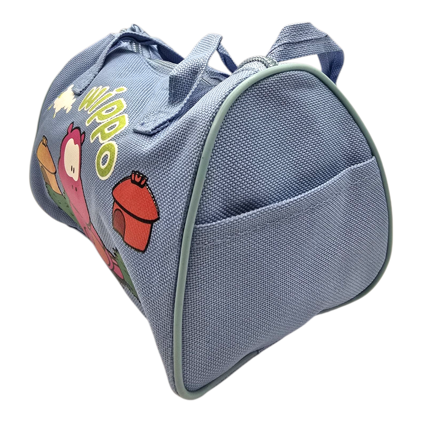 Bolsita vintage Cowco Gusanito azul genérico Wippo