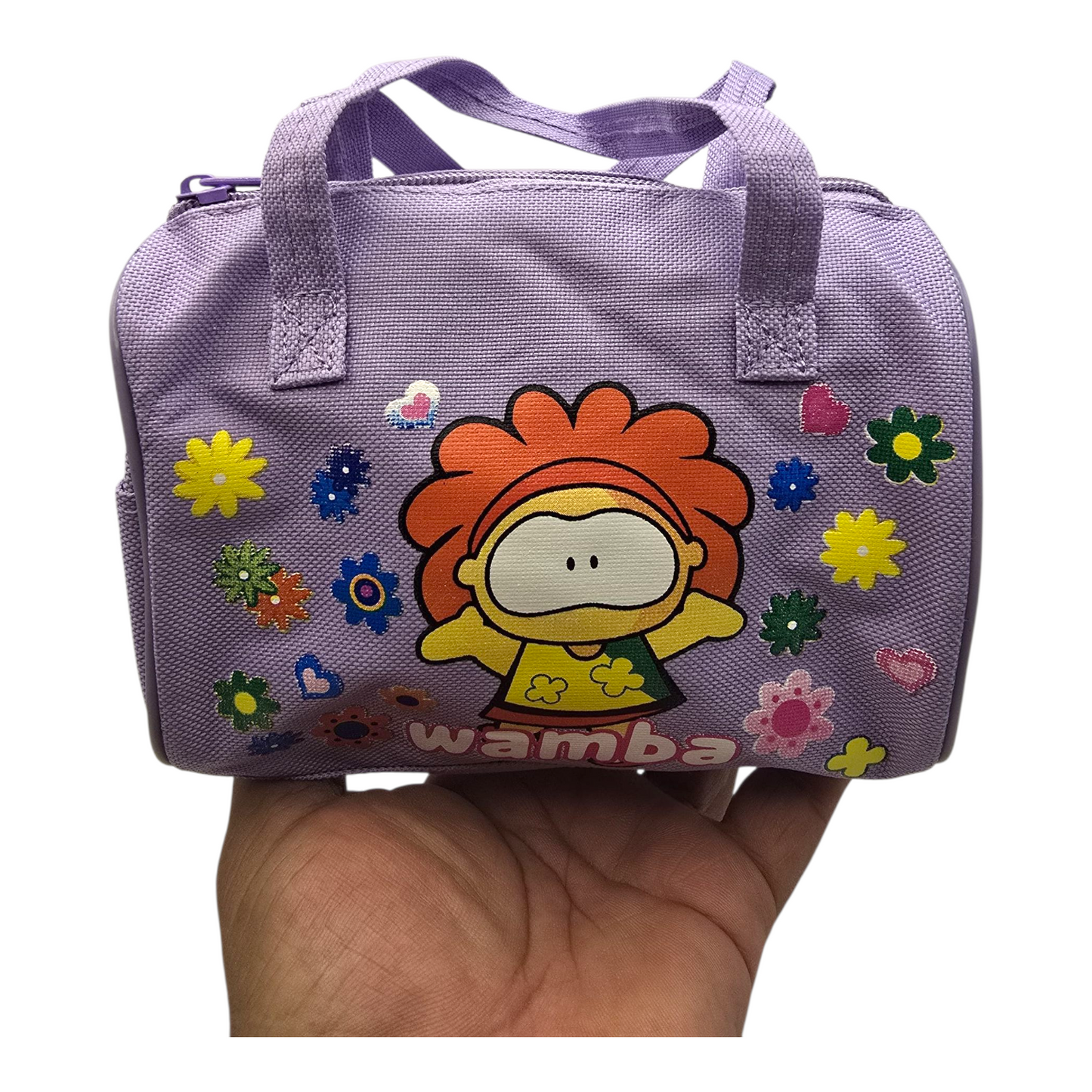 Bolsita vintage Cowco Gusanito lila genérico Wamba
