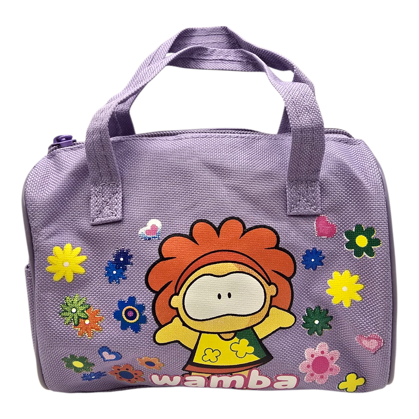 Bolsita vintage Cowco Gusanito lila genérico Wamba