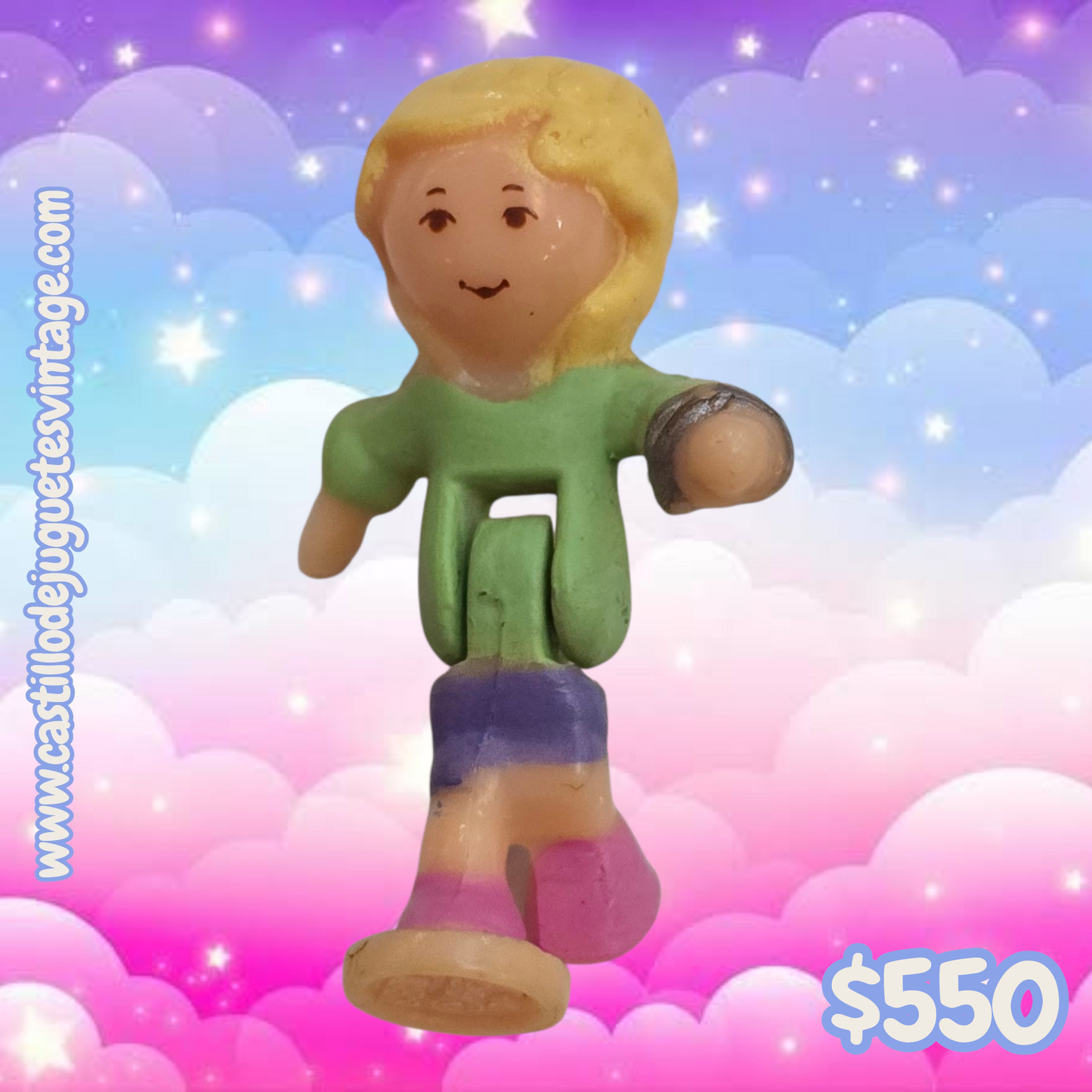 Polly Pockets Vintage $550 piezas sueltas y repuestos para completar sus sets. SEGUNDA MANO. Revisa bien la foto ya que es el artículo que te llevas ✨ Puede tener detalles estéticos.