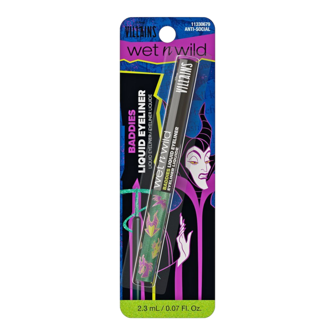 ⚠️ PREVENTA Maquillaje Disney Villains Delineador liquido ojos eyeliner Anti social