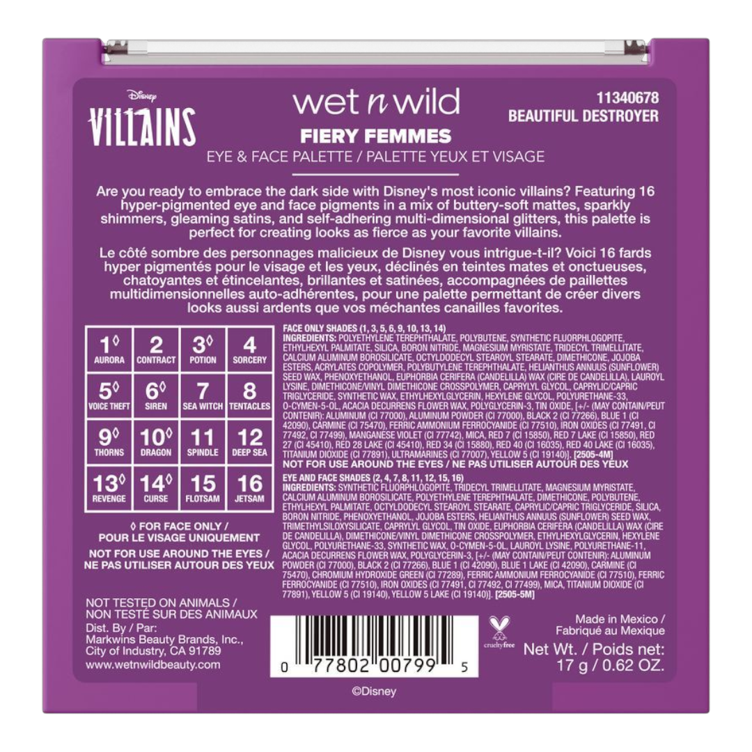 ⚠️ PREVENTA Maquillaje Disney Villains Beautiful destroyer