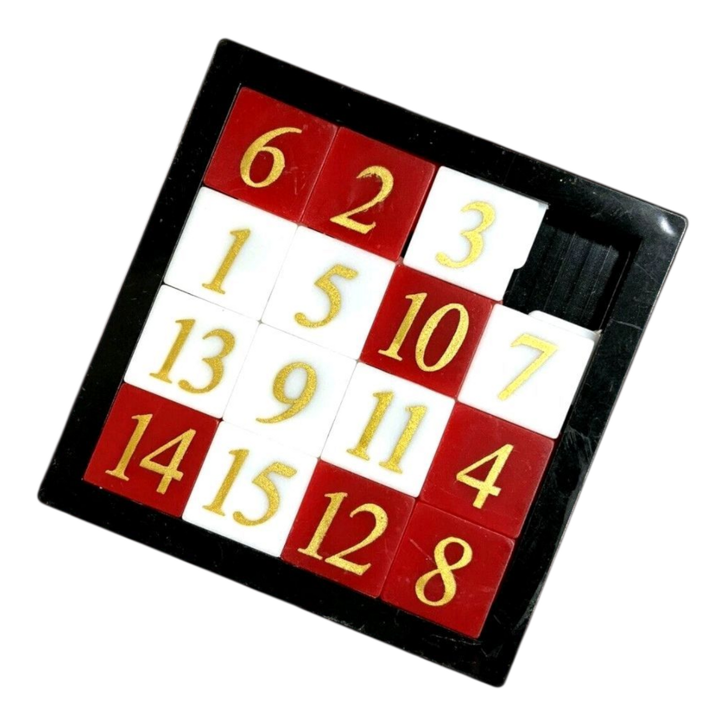 Juego del 15 rompecabezas deslizante retro puzzle