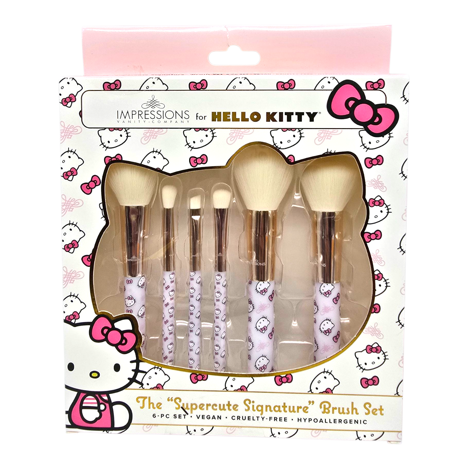 Brochas de maquillaje Hello Kitty Impressions Vanity – Castillo de