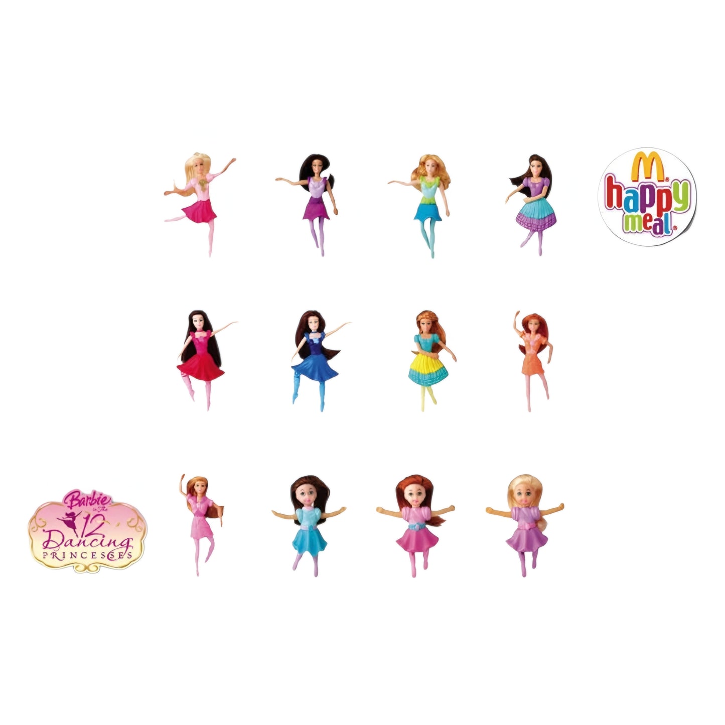 McDonald's Happy Meal Barbie año 2006 12 Dancing Princesses