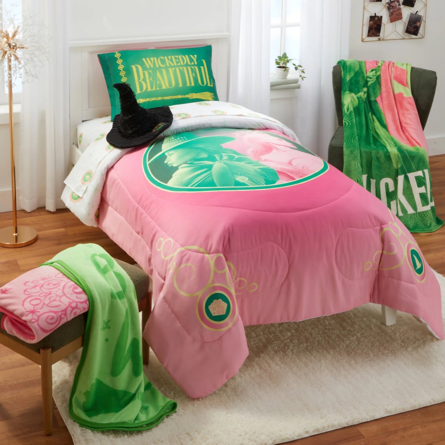 Wicked Elphaba Cobija Frazada 1.17x1.52 mts