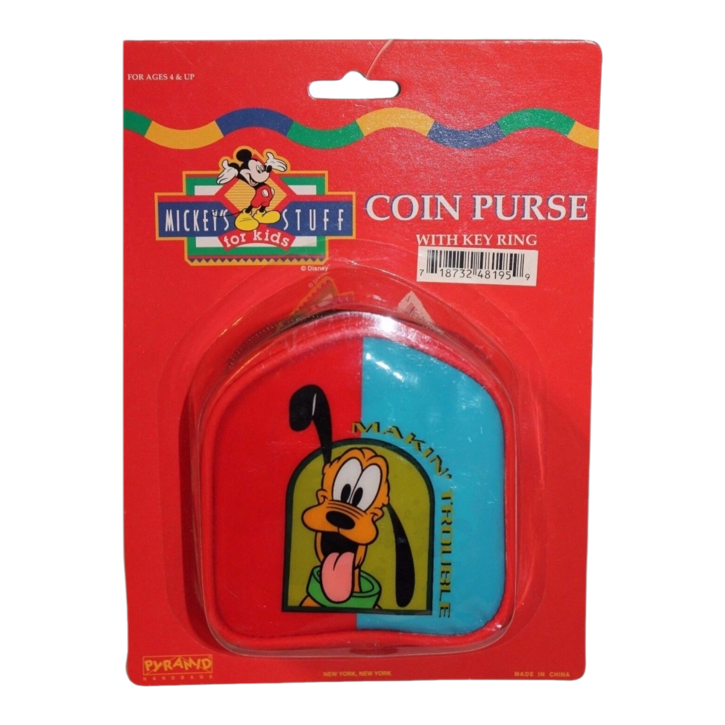 Monedero vintage Disney Pluto