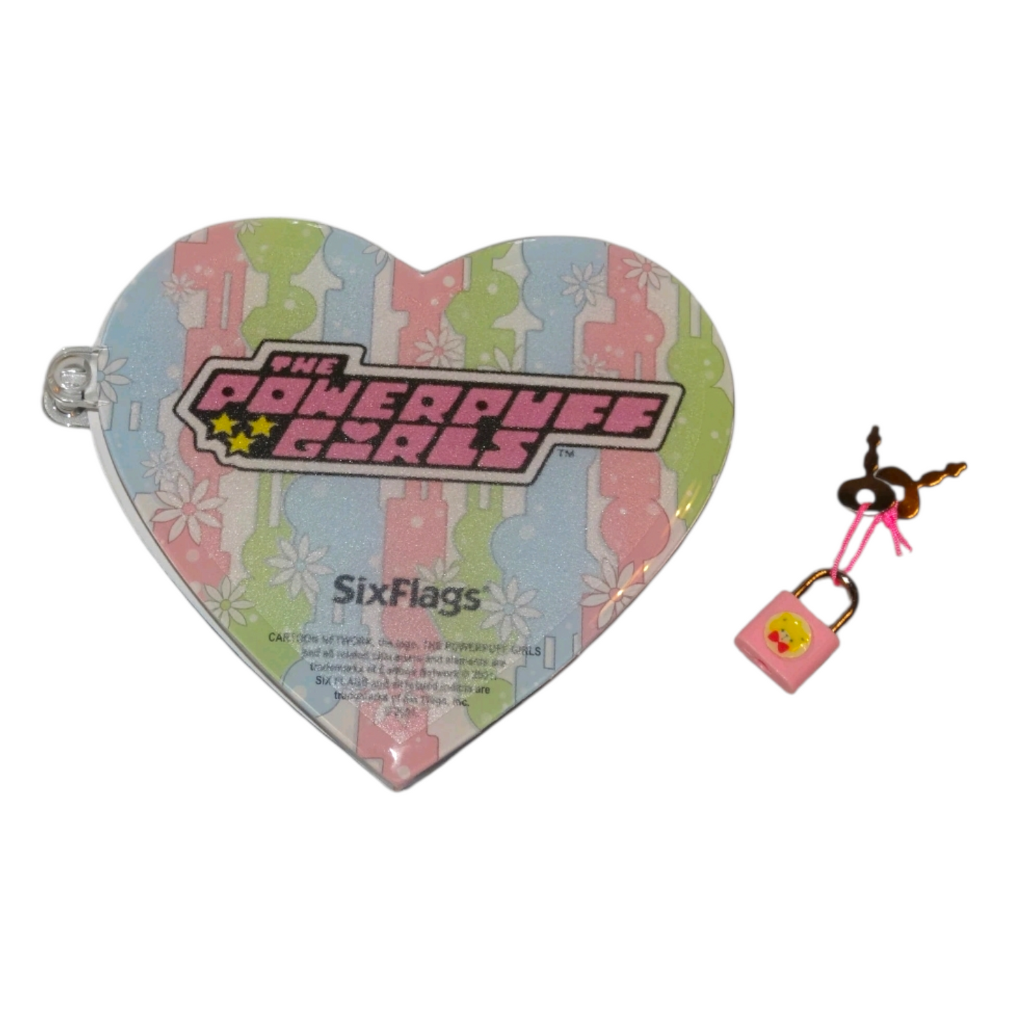 Diario vintage con candado Chicas super poderosas Powerpuff Girls Acrilico