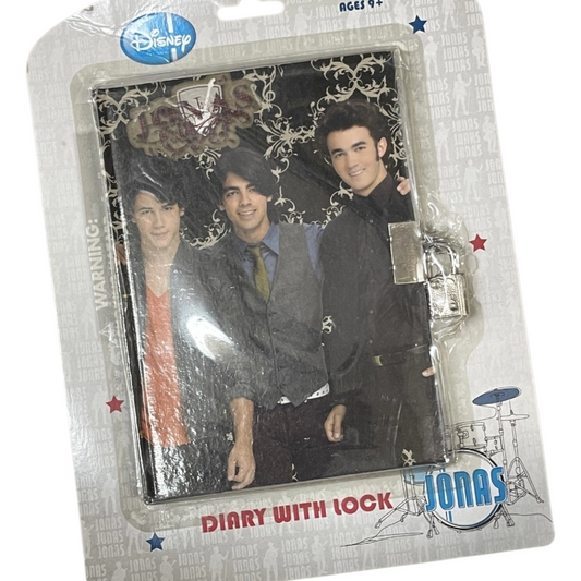 Diario vintage con candado Jonas Brothers