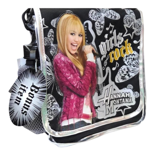 Años 2000s Hannah Montana Vintage bolso 22x24x9 cms aprox