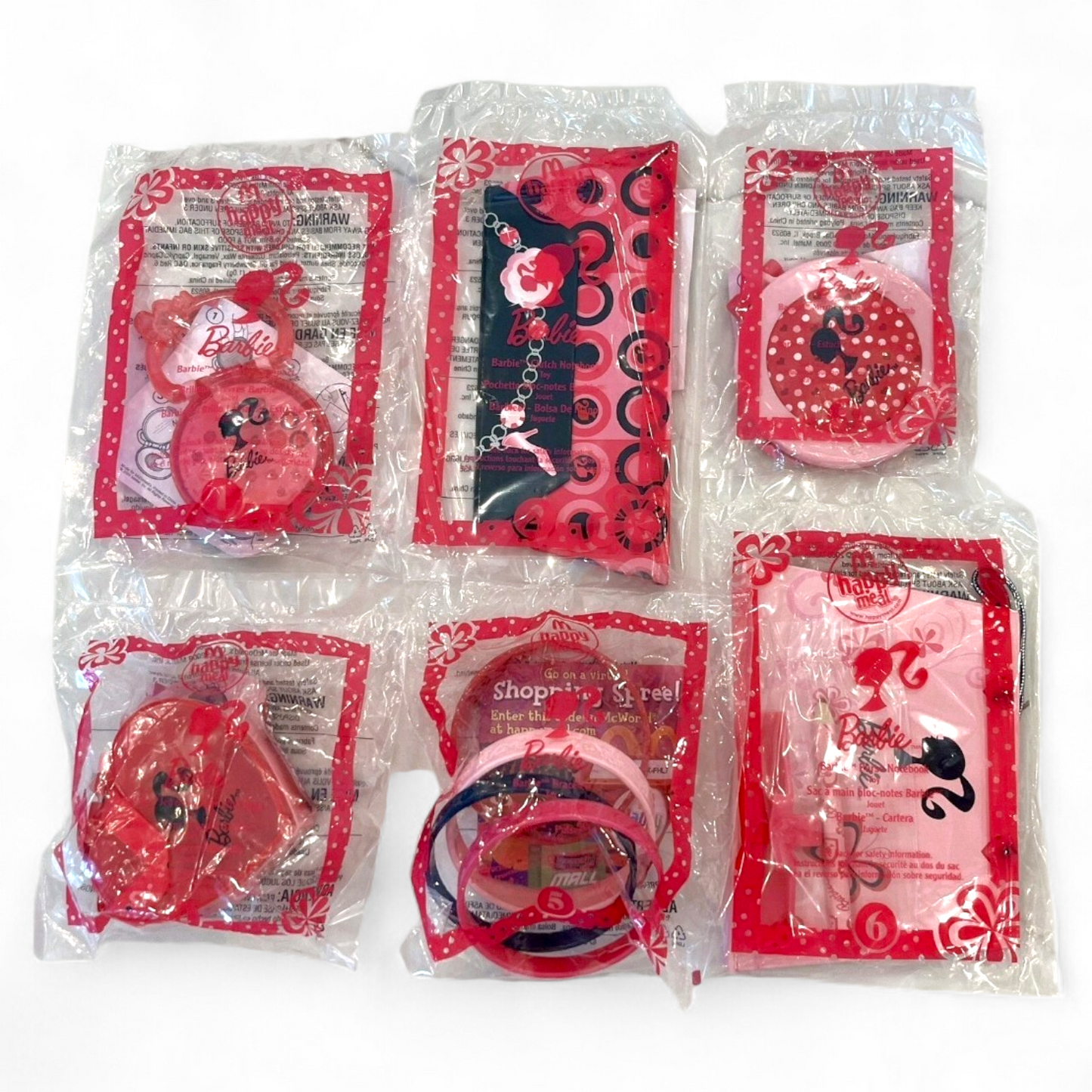McDonald's Happy Meal Barbie año 2009 Accesorios