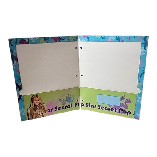 Años 2000s Hannah Montana Folder Carta año 2008
