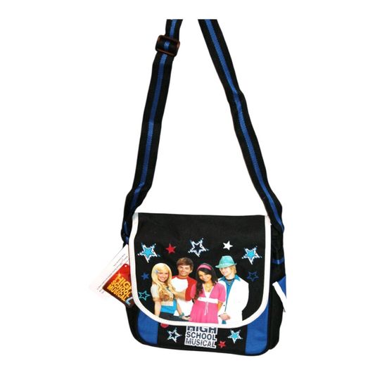 High school musical Vintage años 2000s Crossbody Azul 28x26 cms aprox