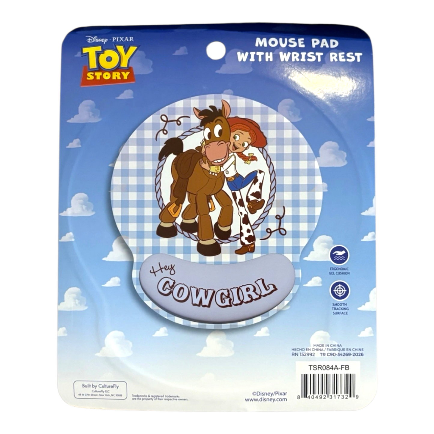 Mousepad con descansa muñecas Toy Story