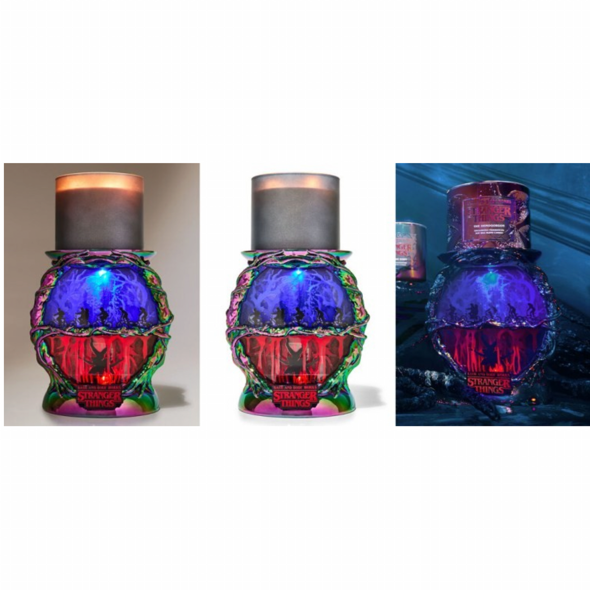 Bath and body works Stranger Things candle holder Electrónico (no incluye velas, sólo holder)
