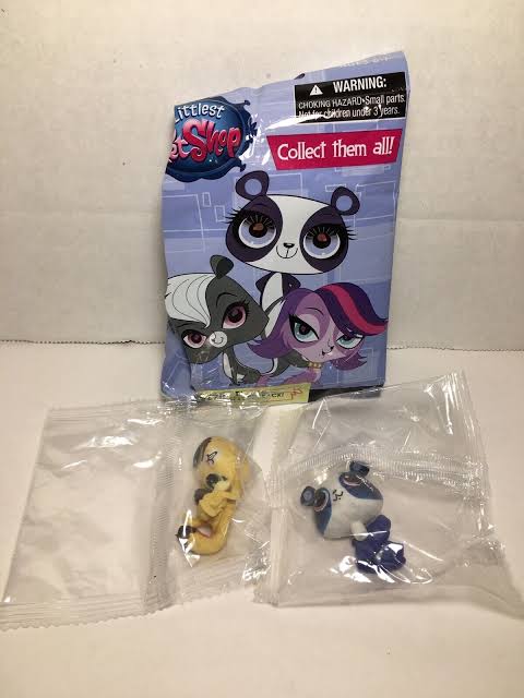 Blind bag bolsa sorpresa 1 pz aleatoria Littlest Pet Shop borrador rompecabezas