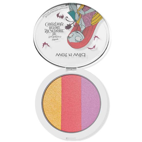 Nightmare before Christmas x Wet n Wild makeup blush, iluminador