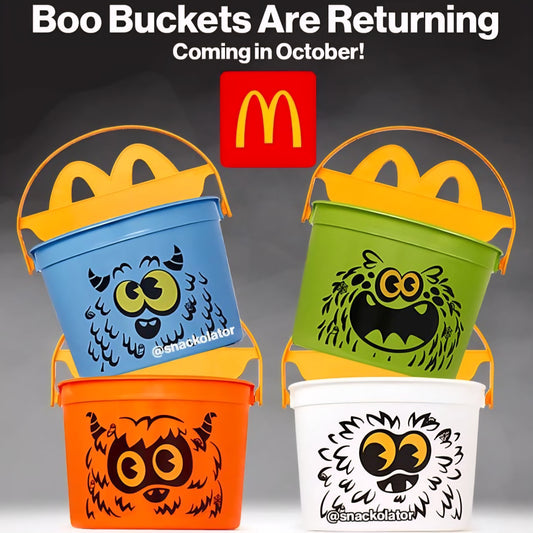 Boo Buckets Halloween McDonald’s Happy Meal - Edición 2024