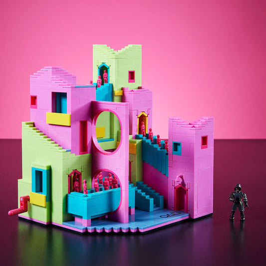 MEGA Squid Game La Escalera / Staircase Collector Building Set - HYL45