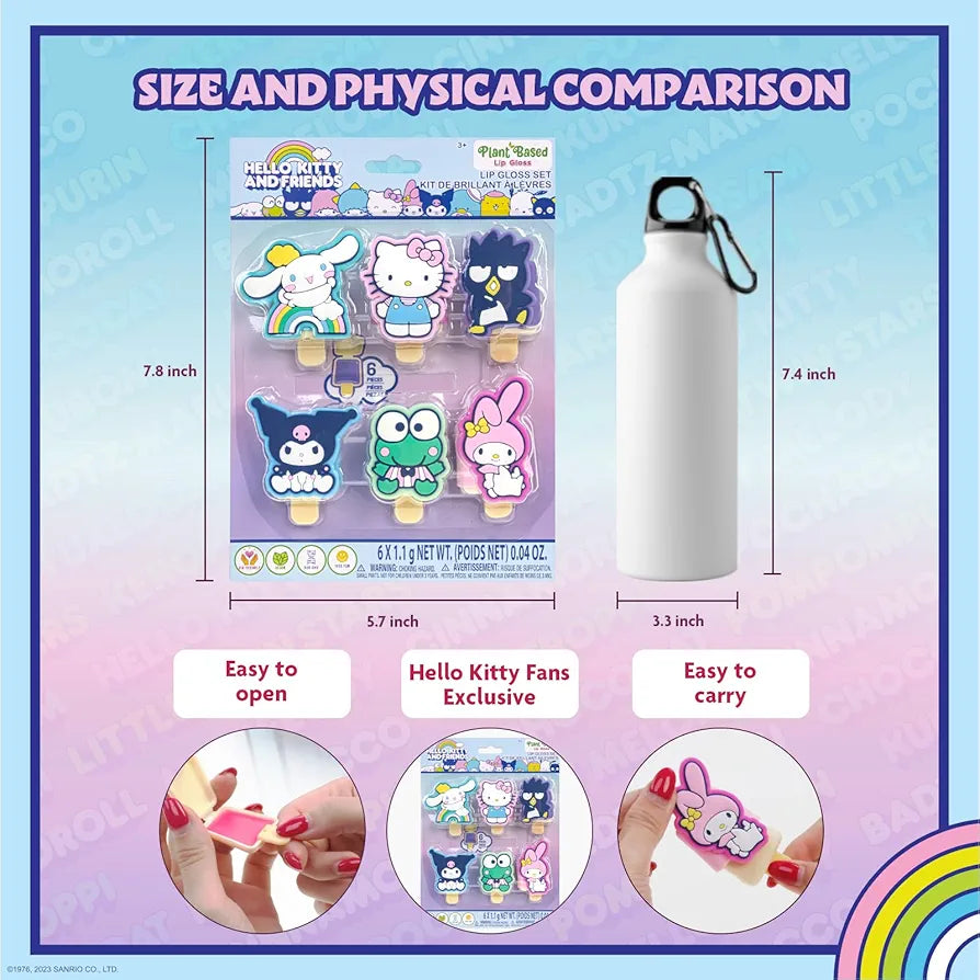 Lip gloss set Hello Kitty and Friends