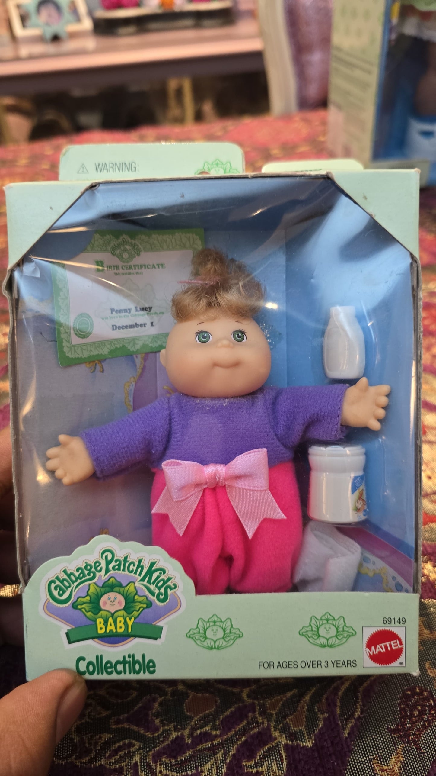 Mini Cabbage Patch Vintage Penny Lucy Diciembre 1