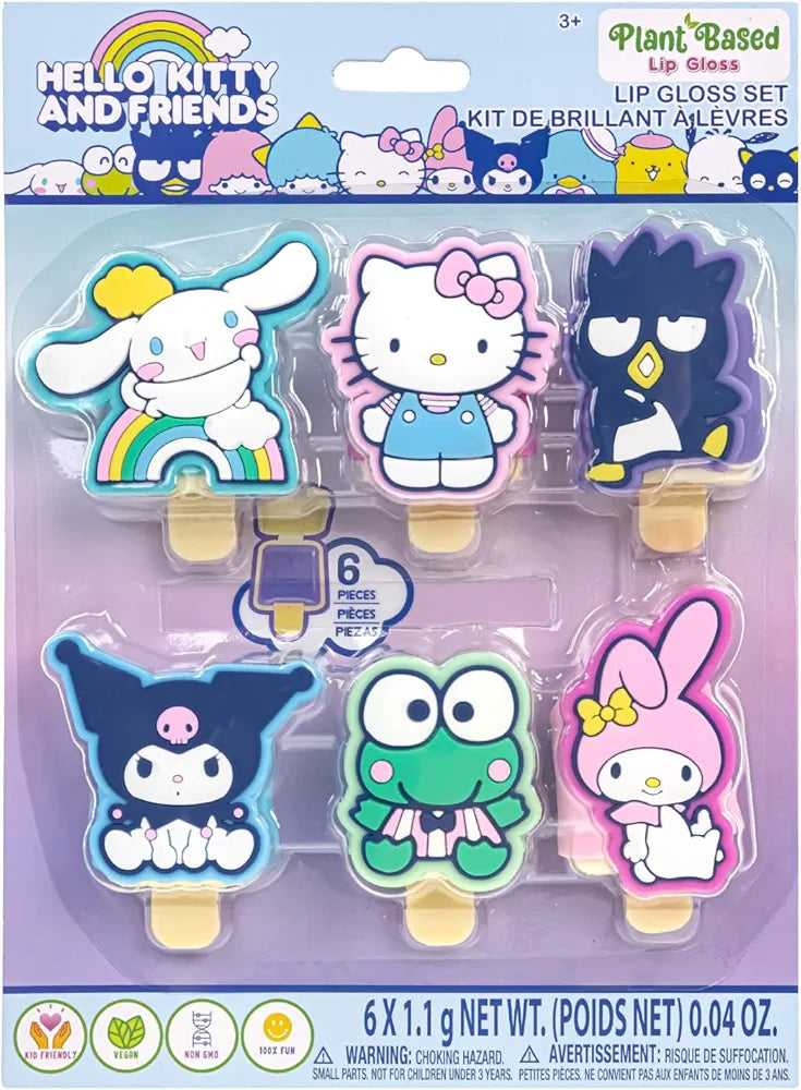 Lip gloss set Hello Kitty and Friends