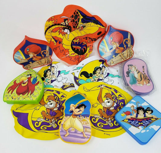 Burger King Happy Meal Aladdin Hidden treasure año 1994 cajita con conjincito inflable