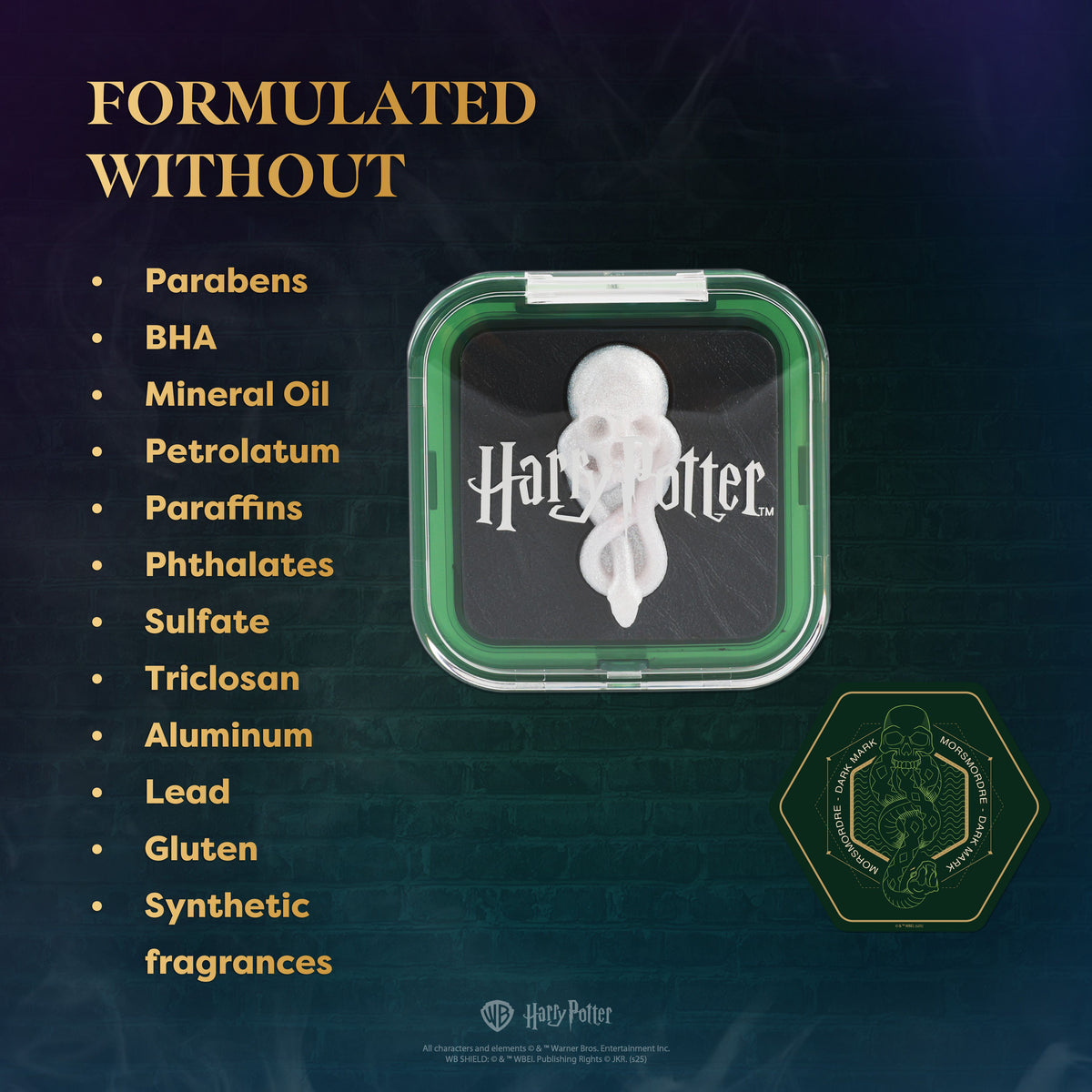 ⚠️ PREVENTA Maquillaje Harry Potter Dark arts blushlighter Cambia de color con PH